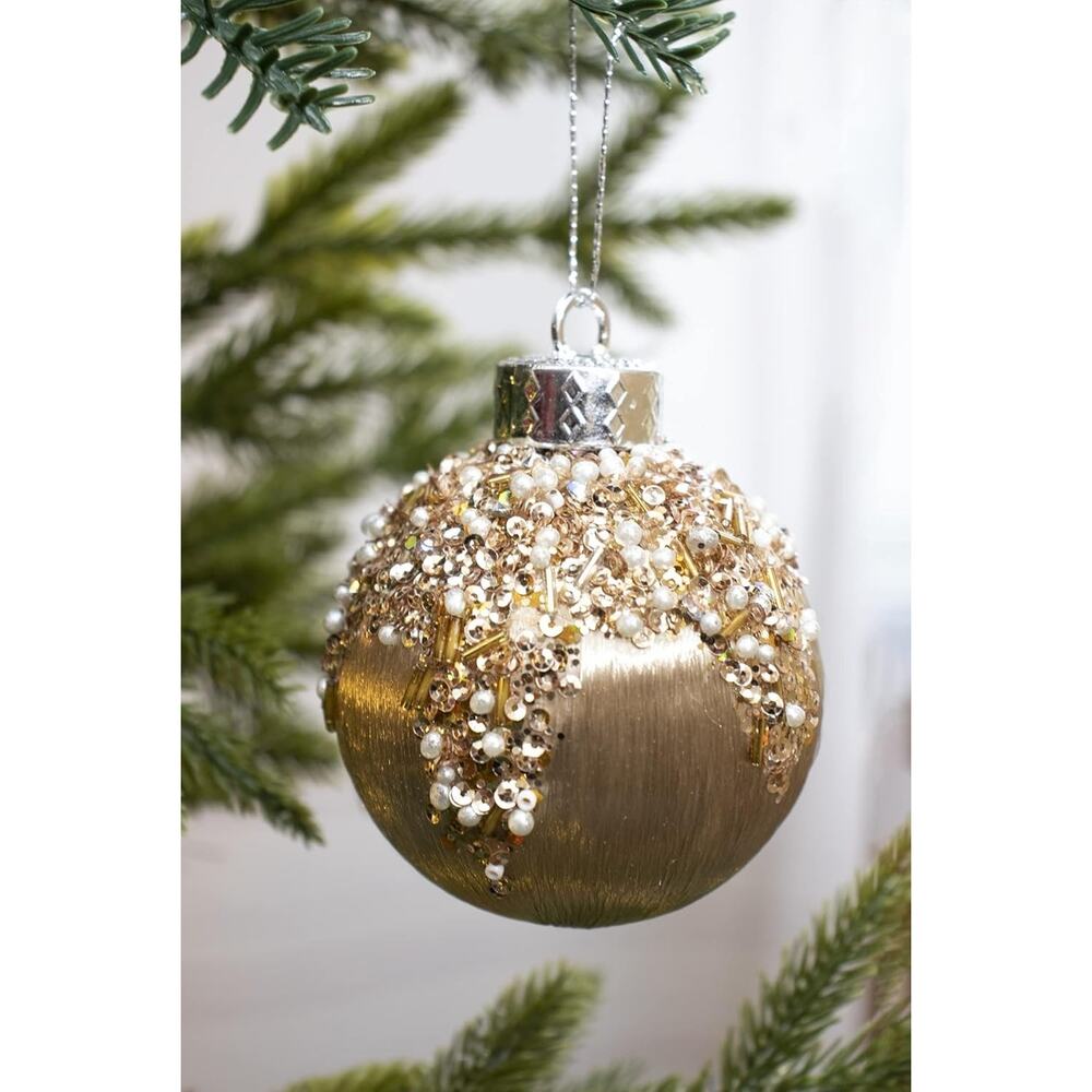 Satin Christmas Balls Ornaments, Silk Christmas Hanging Ball Decorations, 12Pcs - Picture 6 of 8